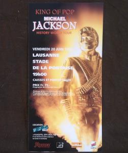 Michael Jackson Lausanne 1997 - Flyer 1
